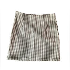 SHEIN Houndstooth Skirt